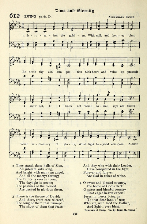 The Methodist Hymnal: Official hymnal of the methodist episcopal church and the methodist episcopal church, south page 430