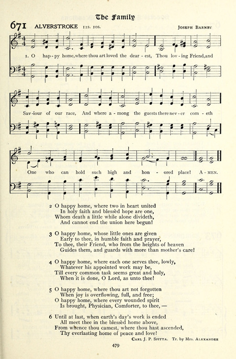 The Methodist Hymnal: Official hymnal of the methodist episcopal church and the methodist episcopal church, south page 479