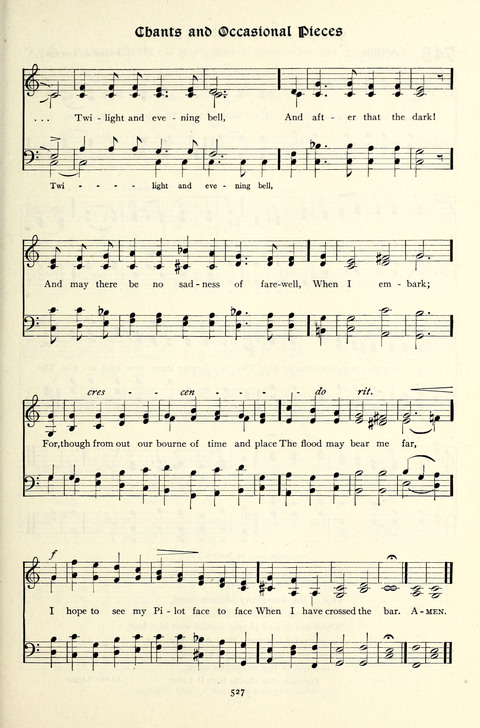 The Methodist Hymnal: Official hymnal of the methodist episcopal church and the methodist episcopal church, south page 527