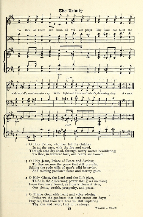 The Methodist Hymnal: Official hymnal of the methodist episcopal church and the methodist episcopal church, south page 53
