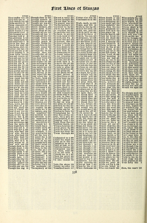 The Methodist Hymnal: Official hymnal of the methodist episcopal church and the methodist episcopal church, south page 558