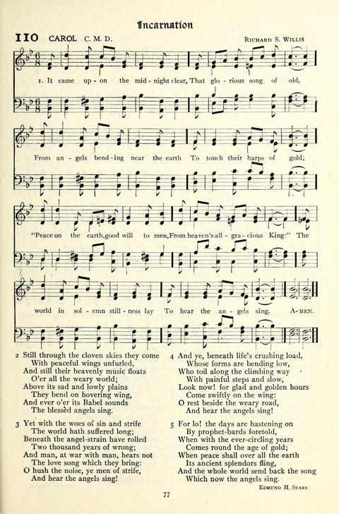 The Methodist Hymnal: Official hymnal of the methodist episcopal church and the methodist episcopal church, south page 77