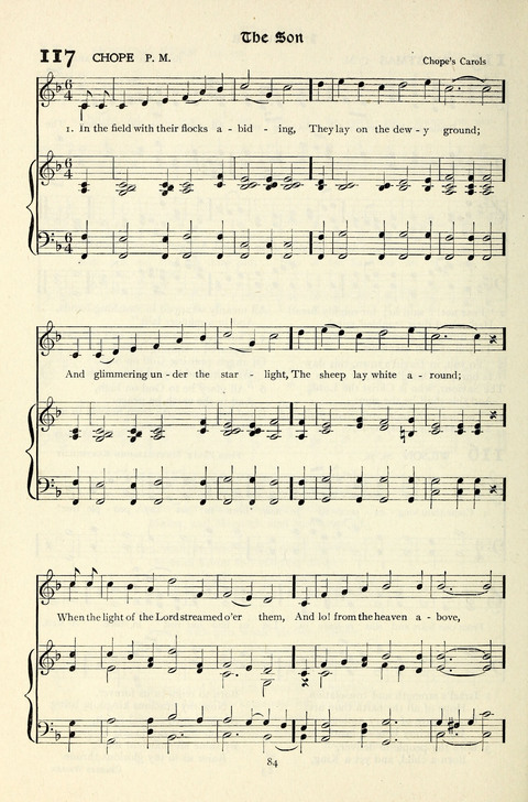 The Methodist Hymnal: Official hymnal of the methodist episcopal church and the methodist episcopal church, south page 84