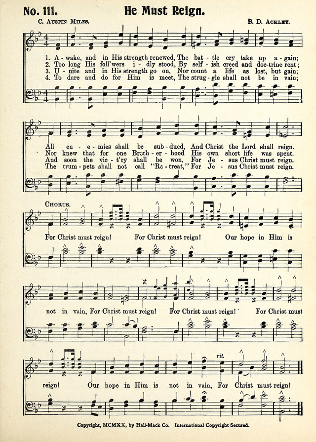 Magnificat: a Hymnal for Sunday Schools page 107