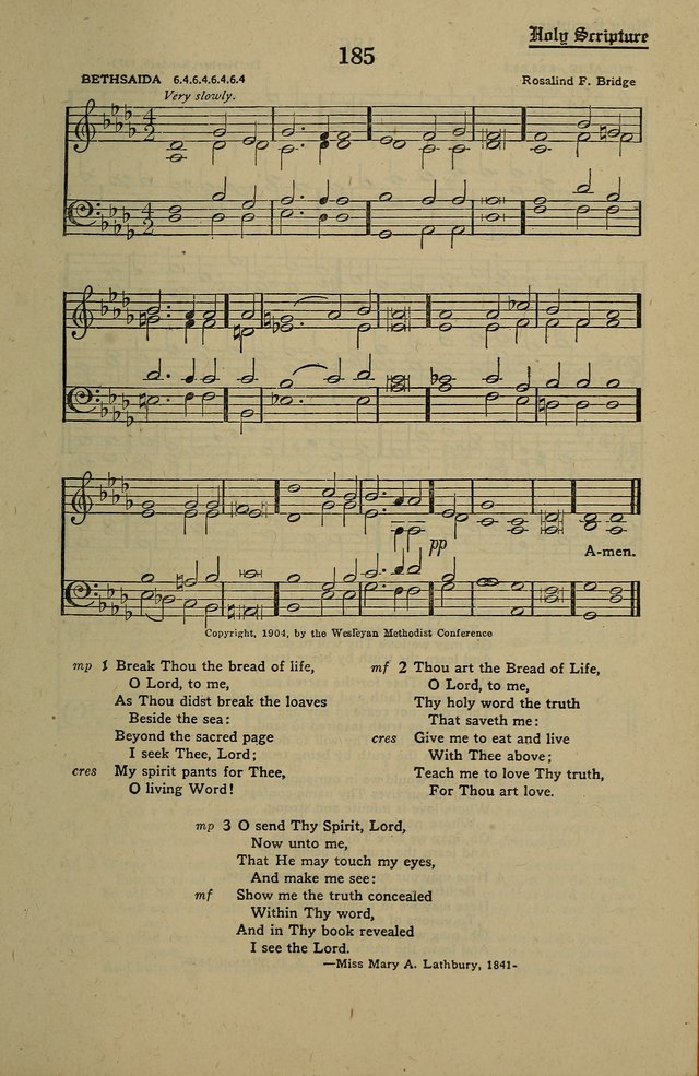 Methodist Hymn and Tune Book: official hymn book of the Methodist Church page 203