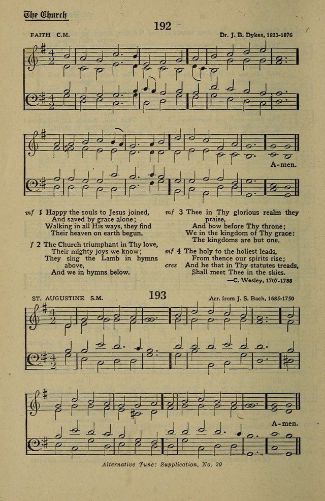 Methodist Hymn and Tune Book: official hymn book of the Methodist Church page 212