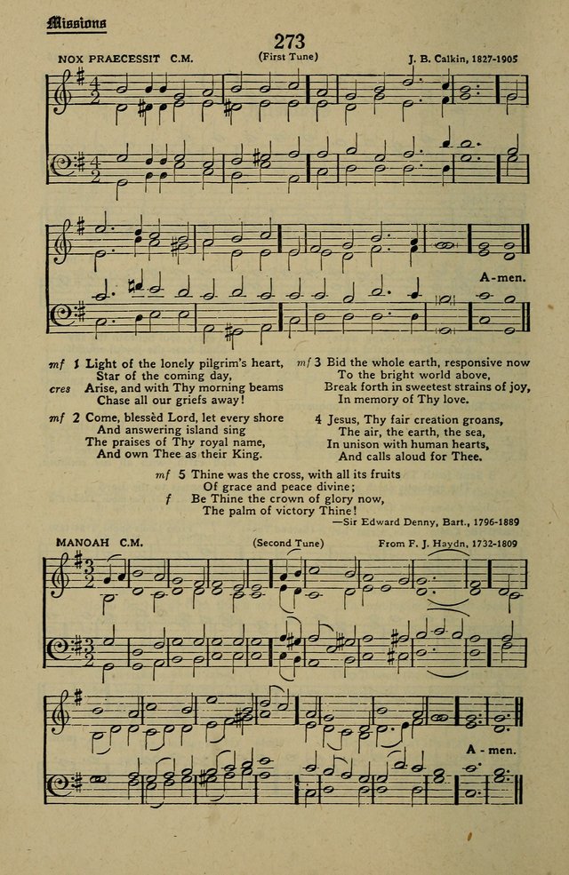 Methodist Hymn and Tune Book: official hymn book of the Methodist Church page 296