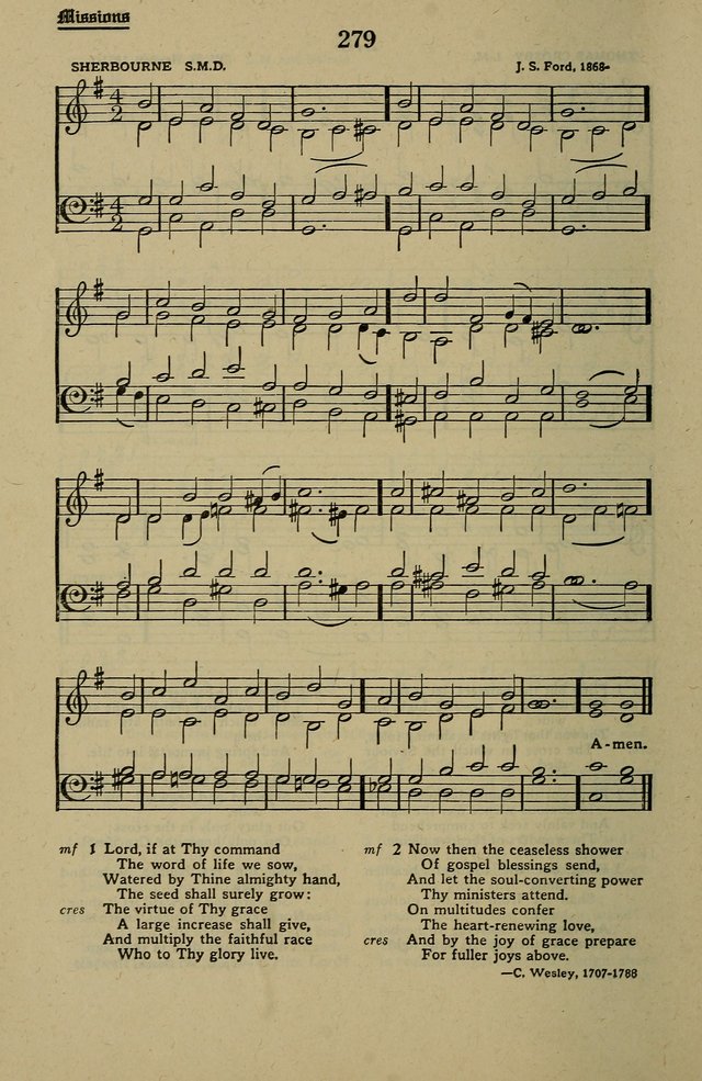 Methodist Hymn and Tune Book: official hymn book of the Methodist Church page 302