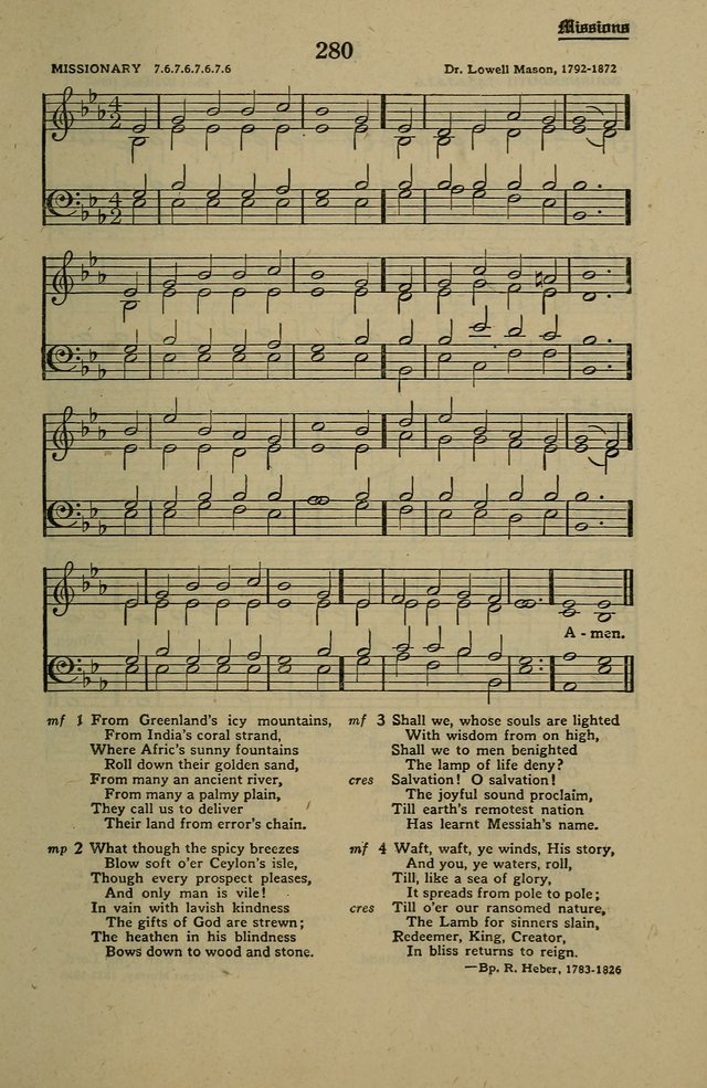 Methodist Hymn and Tune Book: official hymn book of the Methodist Church page 303
