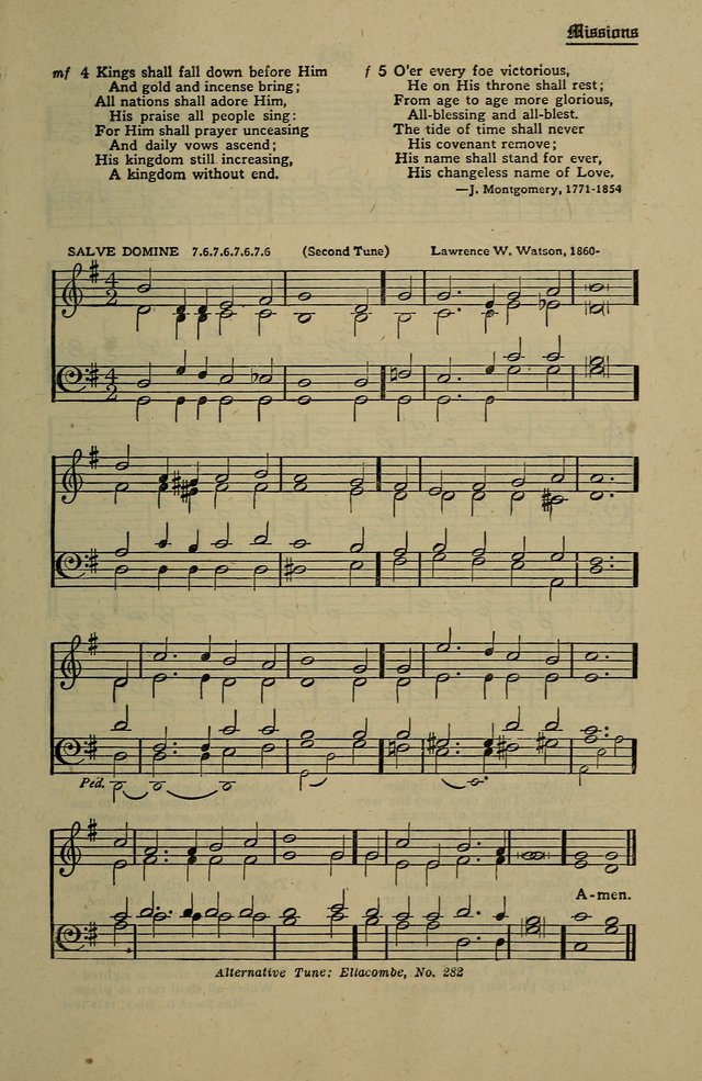 Methodist Hymn and Tune Book: official hymn book of the Methodist Church page 307
