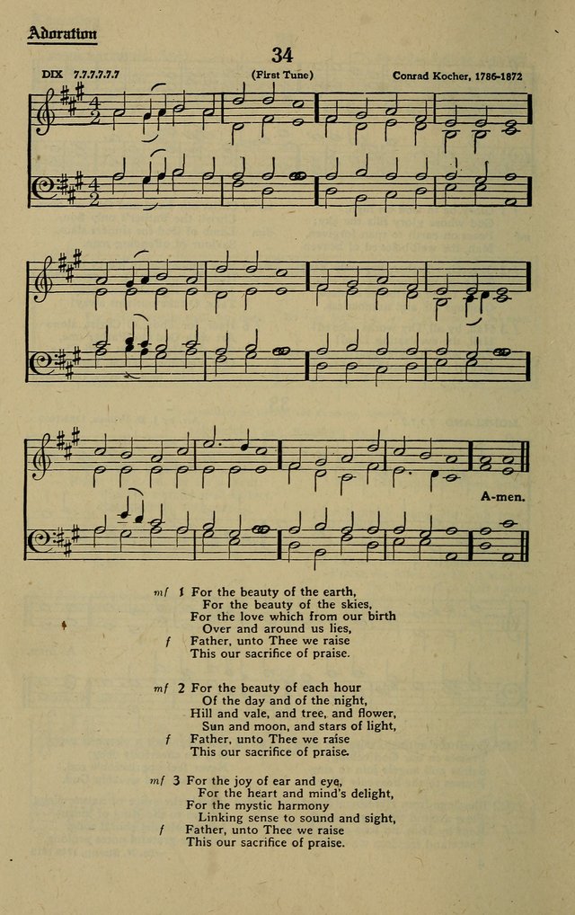 Methodist Hymn and Tune Book: official hymn book of the Methodist Church page 32
