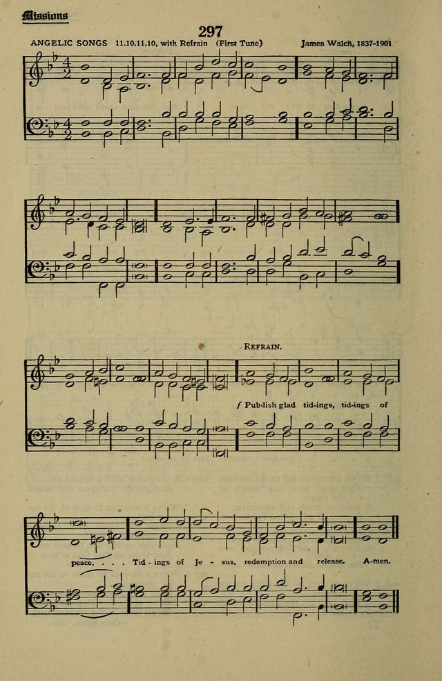 Methodist Hymn and Tune Book: official hymn book of the Methodist Church page 322