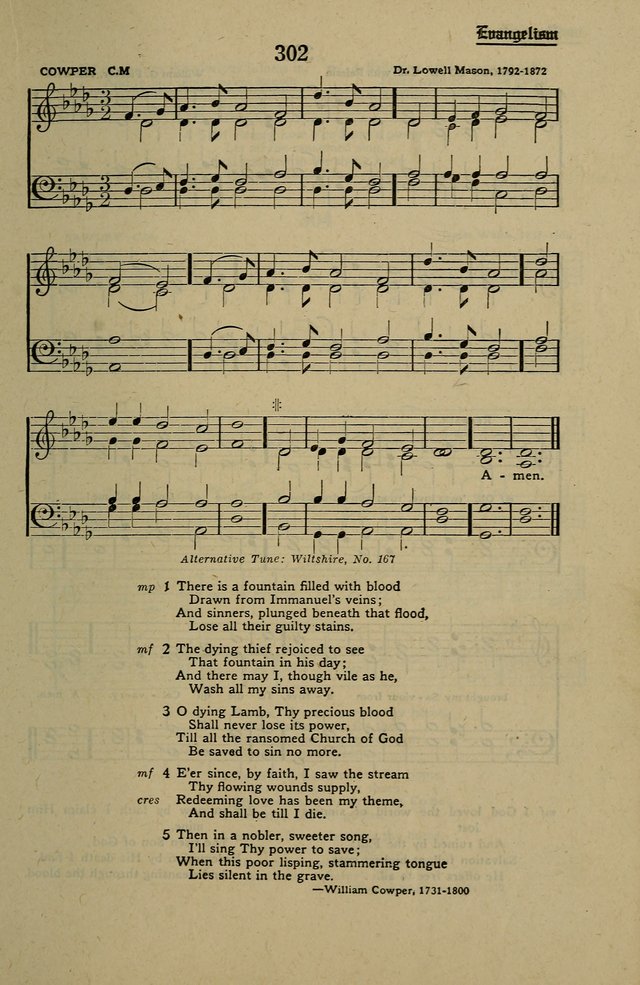 Methodist Hymn and Tune Book: official hymn book of the Methodist Church page 329