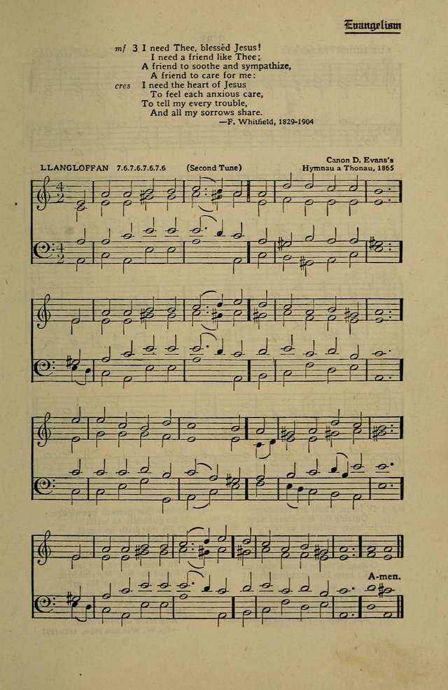 Methodist Hymn and Tune Book: official hymn book of the Methodist Church page 349