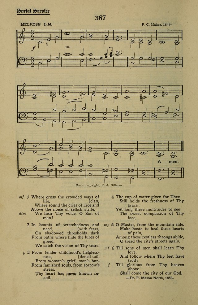 Methodist Hymn and Tune Book: official hymn book of the Methodist Church page 410