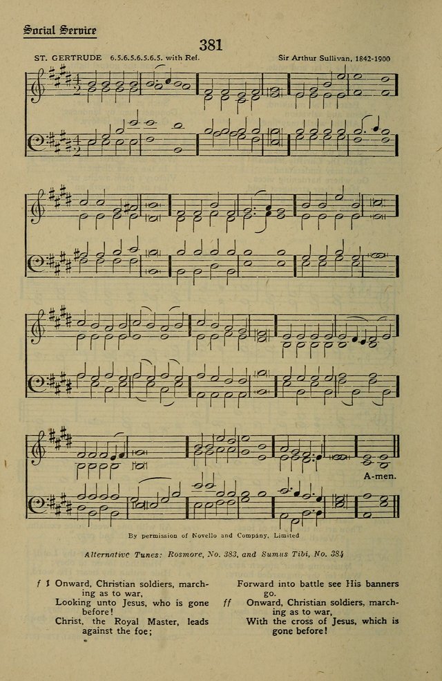 Methodist Hymn and Tune Book: official hymn book of the Methodist Church page 422
