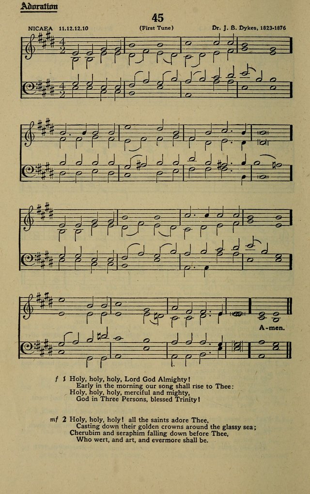 Methodist Hymn and Tune Book: official hymn book of the Methodist Church page 48