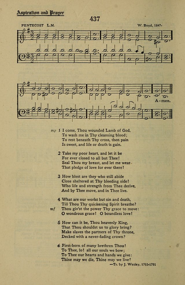 Methodist Hymn and Tune Book: official hymn book of the Methodist Church page 482