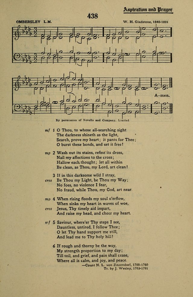 Methodist Hymn and Tune Book: official hymn book of the Methodist Church page 483
