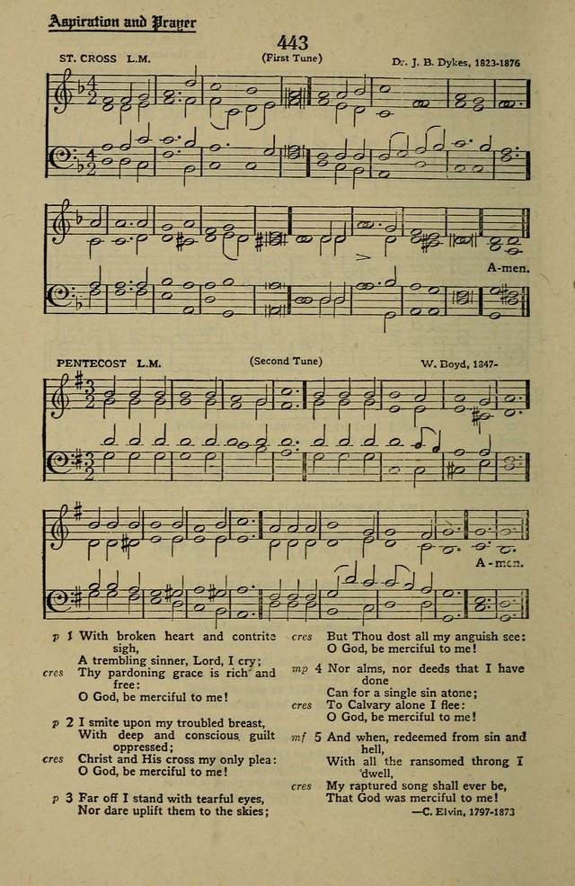 Methodist Hymn and Tune Book: official hymn book of the Methodist Church page 488