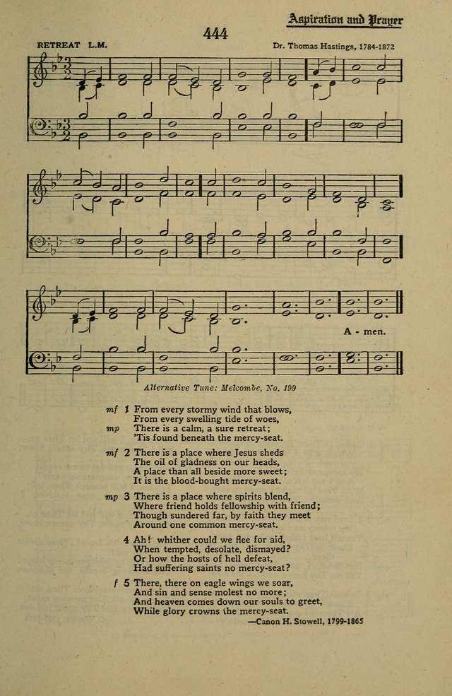 Methodist Hymn and Tune Book: official hymn book of the Methodist Church page 489