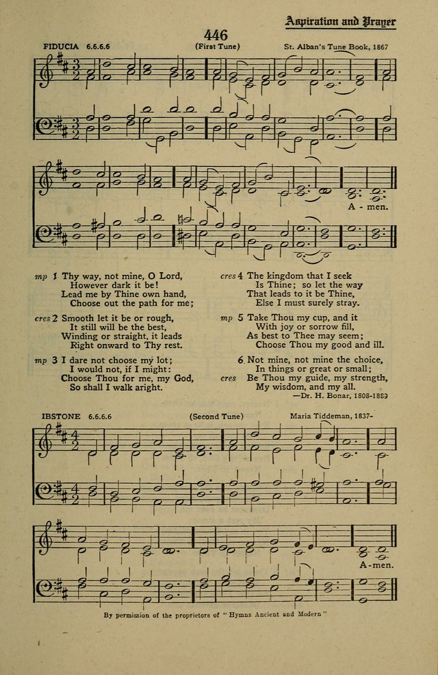Methodist Hymn and Tune Book: official hymn book of the Methodist Church page 491
