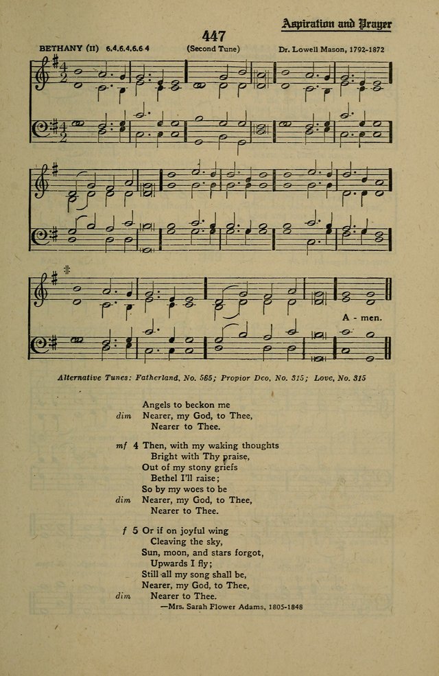 Methodist Hymn and Tune Book: official hymn book of the Methodist Church page 493