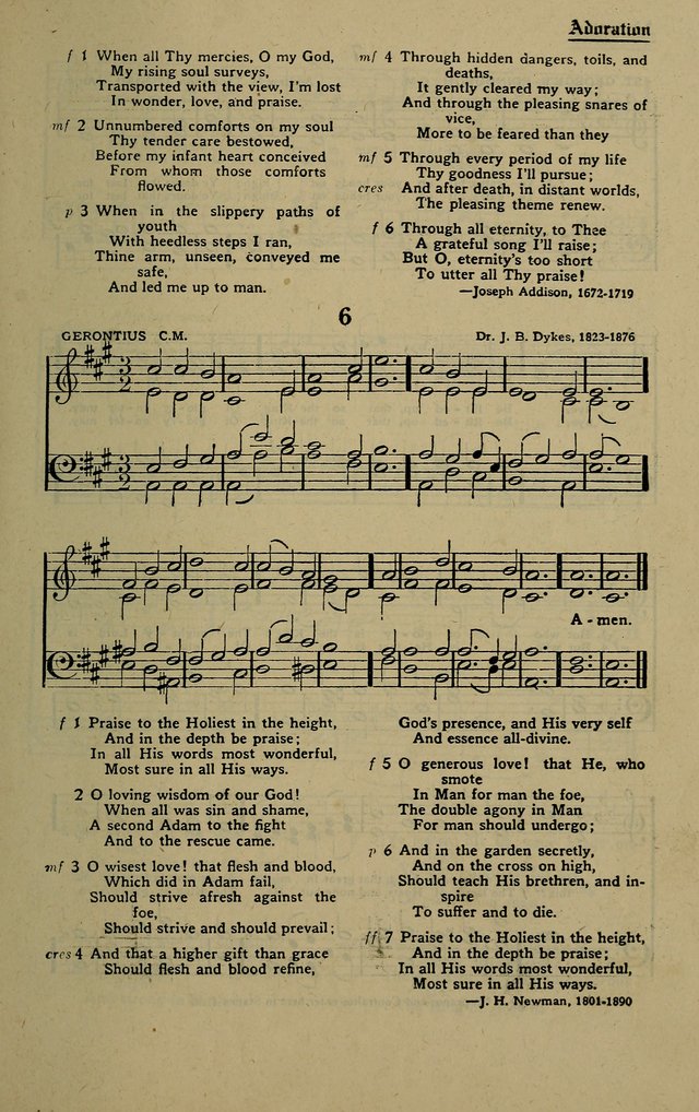 Methodist Hymn and Tune Book: official hymn book of the Methodist Church page 5