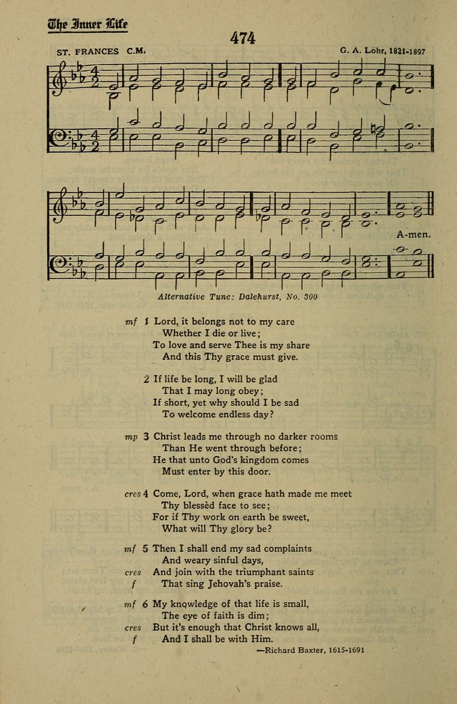 Methodist Hymn and Tune Book: official hymn book of the Methodist Church page 522