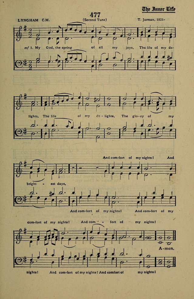 Methodist Hymn and Tune Book: official hymn book of the Methodist Church page 525