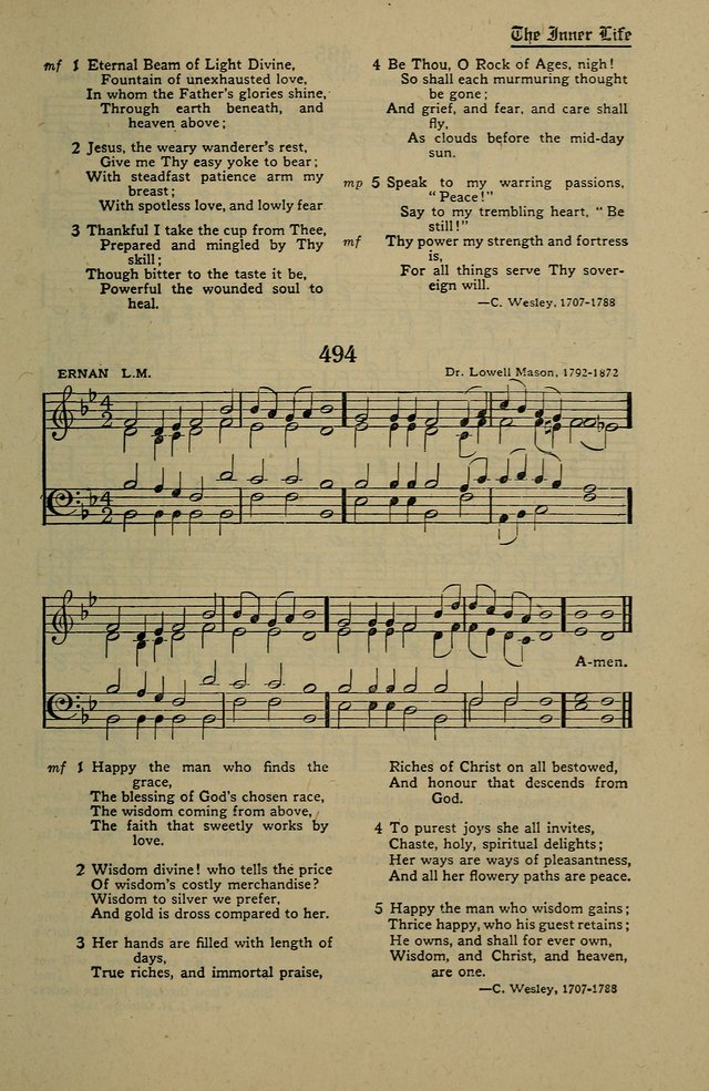 Methodist Hymn and Tune Book: official hymn book of the Methodist Church page 539