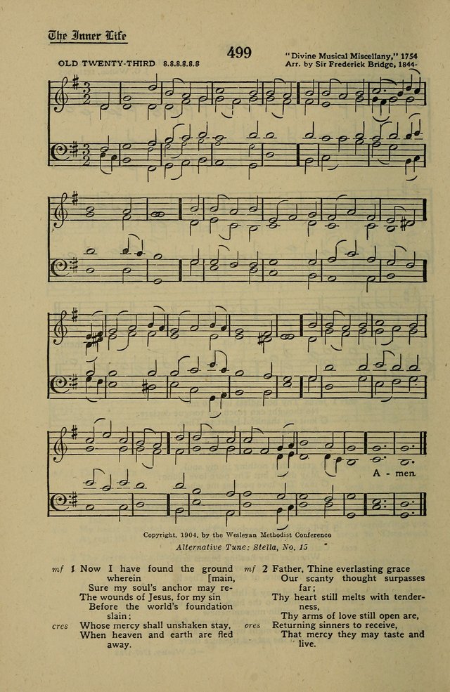 Methodist Hymn and Tune Book: official hymn book of the Methodist Church page 544