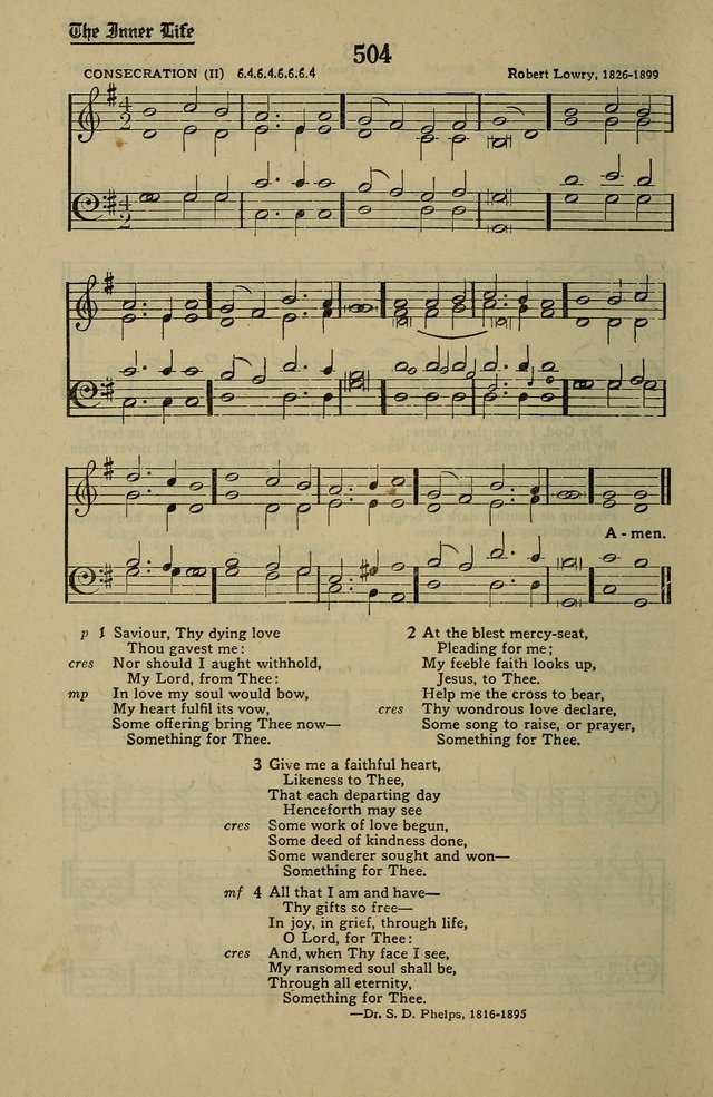Methodist Hymn and Tune Book: official hymn book of the Methodist Church page 548