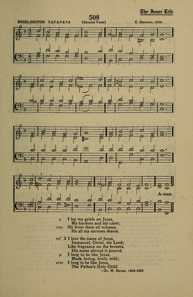 Methodist Hymn and Tune Book: official hymn book of the Methodist Church page 553