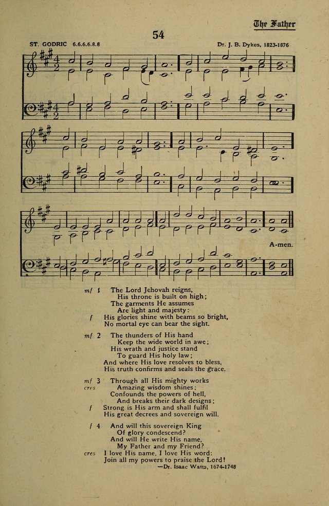 Methodist Hymn and Tune Book: official hymn book of the Methodist Church page 57