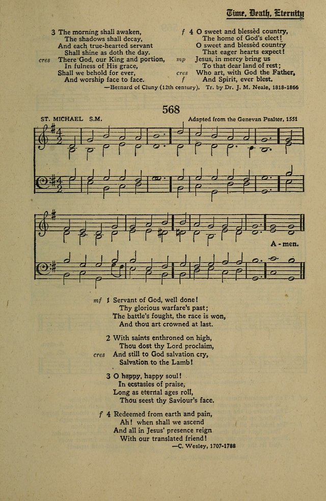 Methodist Hymn and Tune Book: official hymn book of the Methodist Church page 619