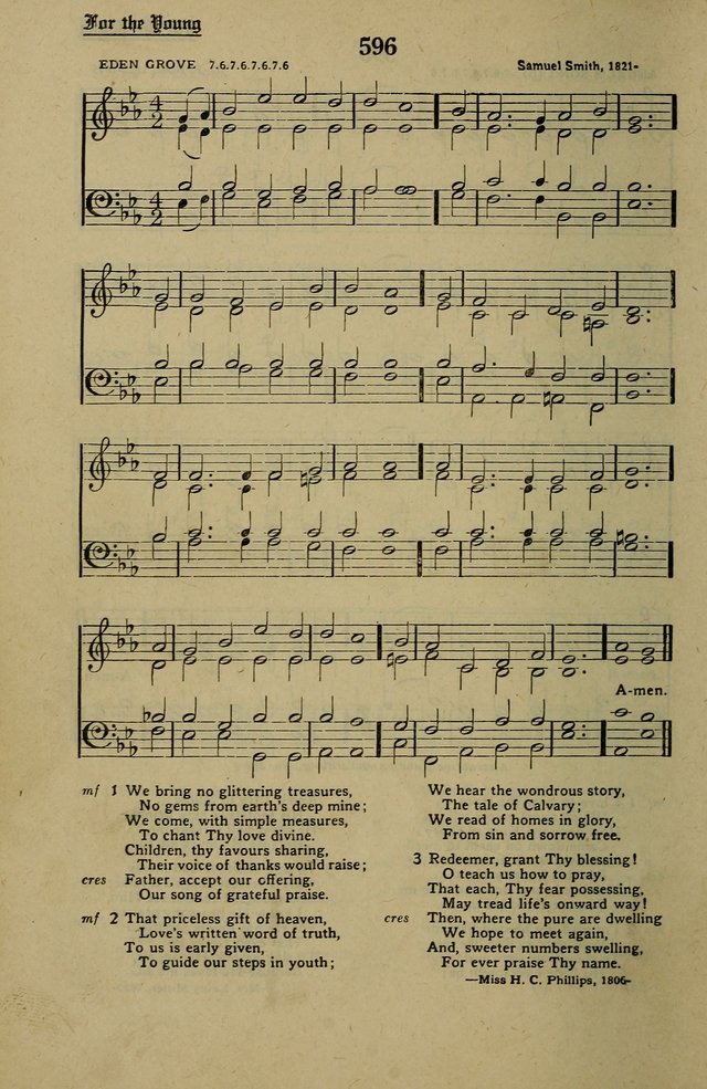 Methodist Hymn and Tune Book: official hymn book of the Methodist Church page 660