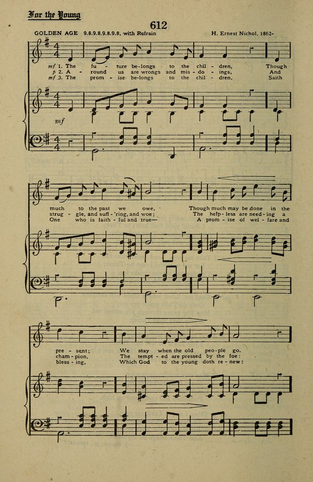 Methodist Hymn and Tune Book: official hymn book of the Methodist Church page 676