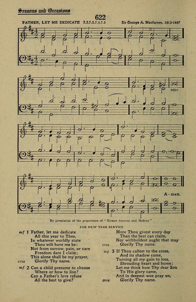 Methodist Hymn and Tune Book: official hymn book of the Methodist Church page 692