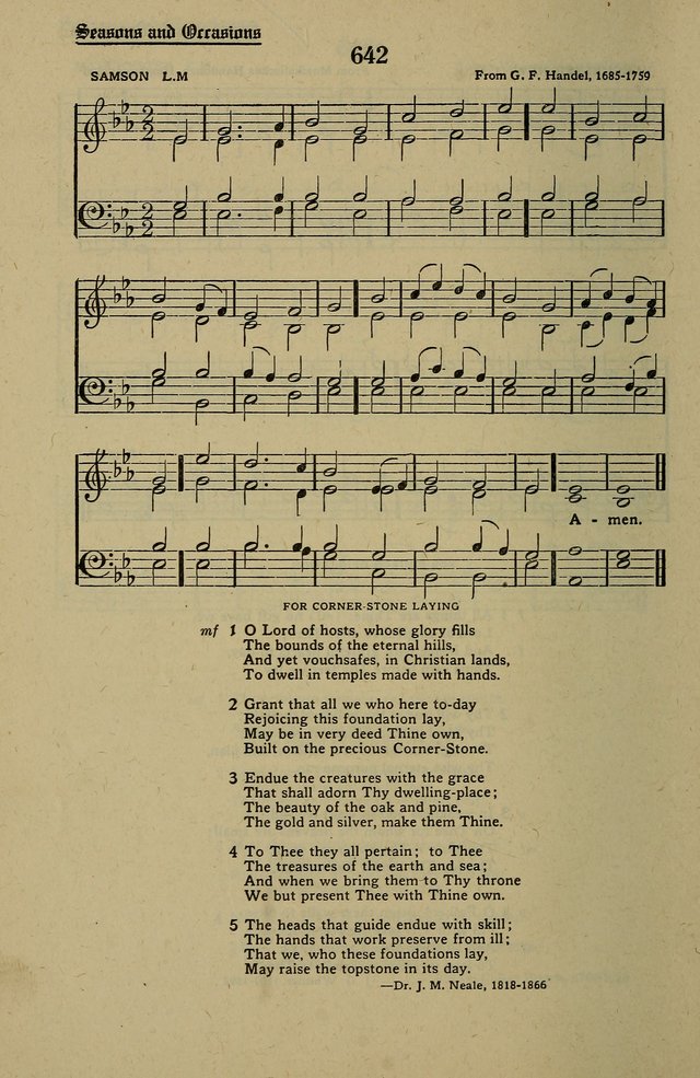 Methodist Hymn and Tune Book: official hymn book of the Methodist Church page 714