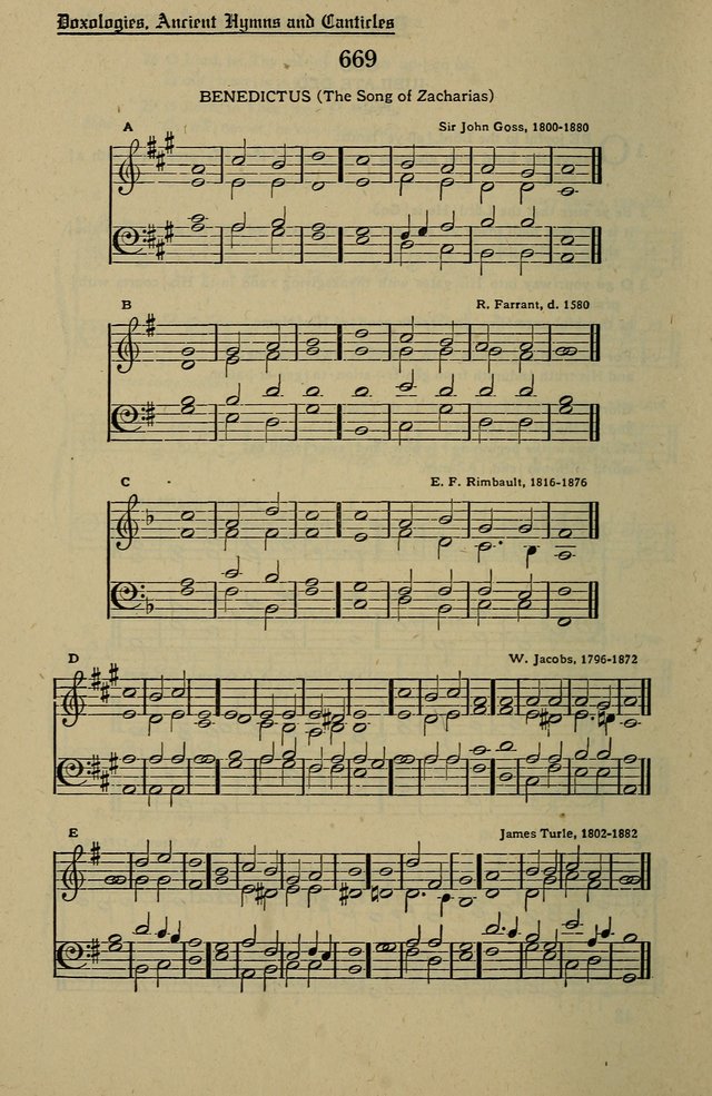Methodist Hymn and Tune Book: official hymn book of the Methodist Church page 738