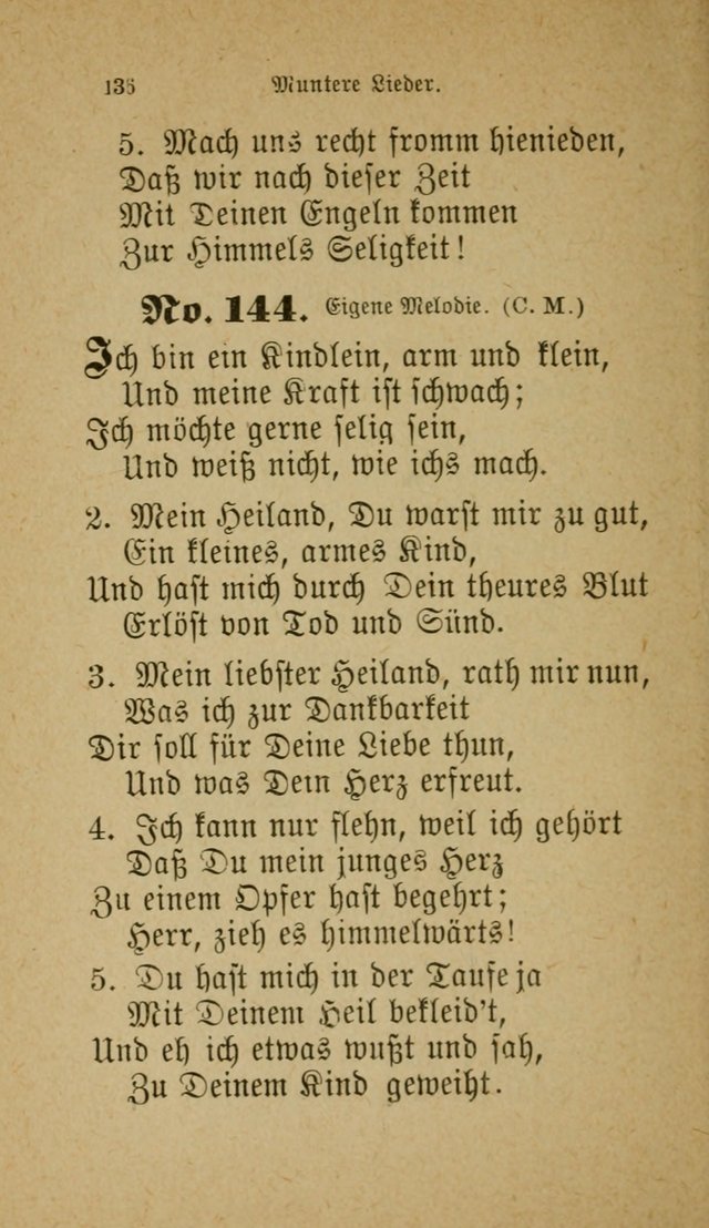 Muntere Lieder: Eine Sammlung der beliebtesten und brauchbarsten Gesänge für Sonntagsschulen und andere christlichen Versammlungen. 3. Aufl. page 141