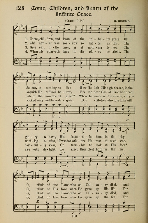 Messages of Love Hymn Book: for Gospel, Sunday School, Special Services and Home Singing page 128