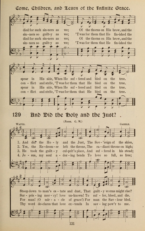 Messages of Love Hymn Book: for Gospel, Sunday School, Special Services and Home Singing page 129