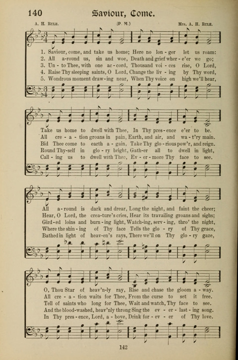 Messages of Love Hymn Book: for Gospel, Sunday School, Special Services and Home Singing page 140