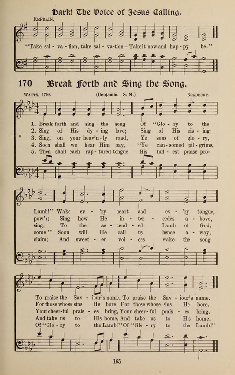 Messages of Love Hymn Book: for Gospel, Sunday School, Special Services and Home Singing page 163