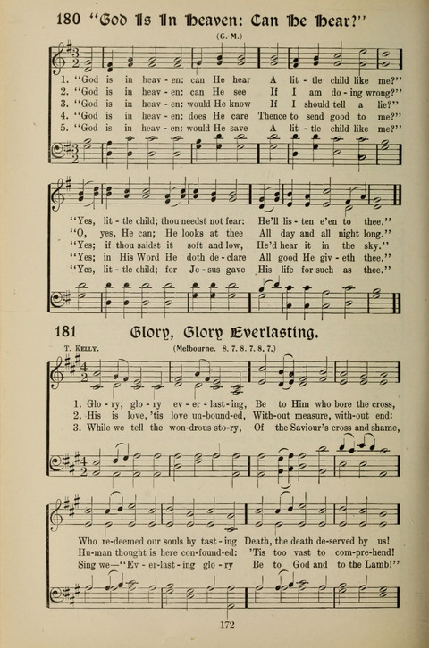 Messages of Love Hymn Book: for Gospel, Sunday School, Special Services and Home Singing page 170