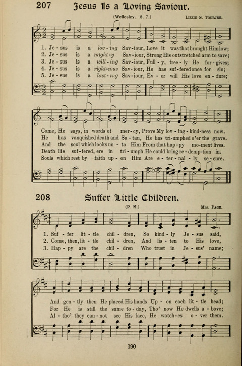 Messages of Love Hymn Book: for Gospel, Sunday School, Special Services and Home Singing page 188