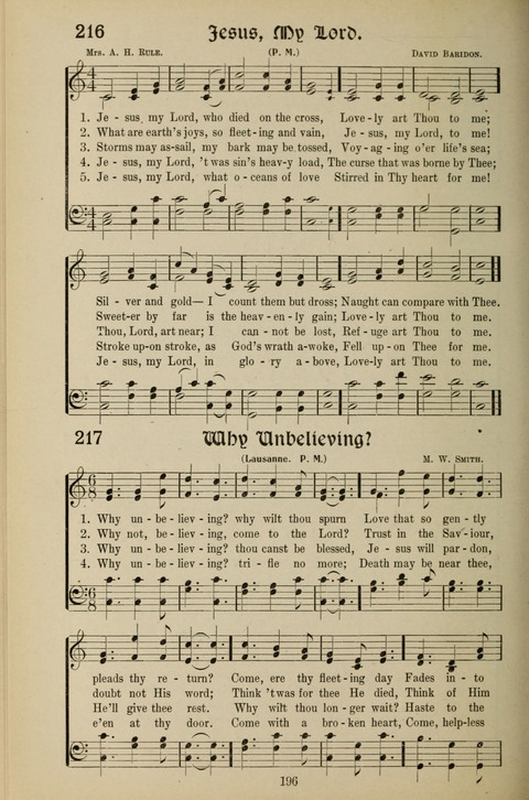 Messages of Love Hymn Book: for Gospel, Sunday School, Special Services and Home Singing page 194