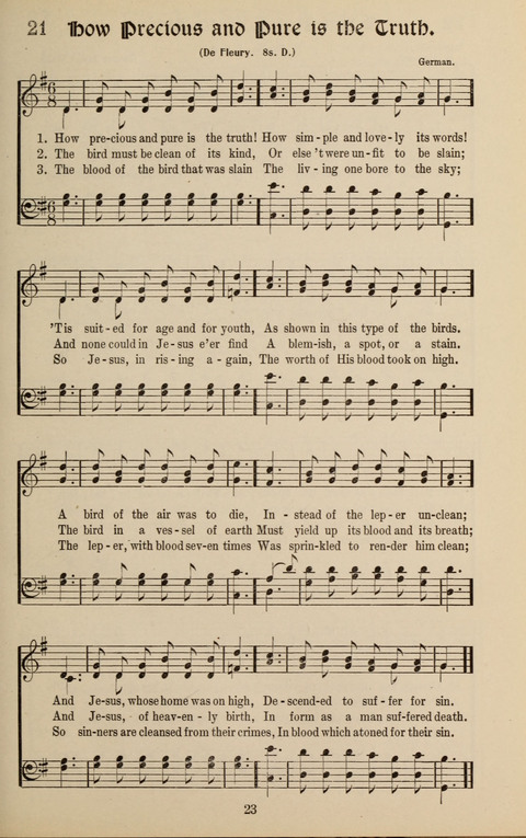 Messages of Love Hymn Book: for Gospel, Sunday School, Special Services and Home Singing page 21